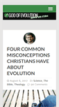 Mobile Screenshot of godofevolution.com